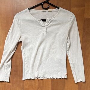 Levi's Long Sleeve Henley Top